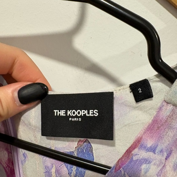 The Kooples Women's Printed Short Dress with Frills - Picture 6 of 13